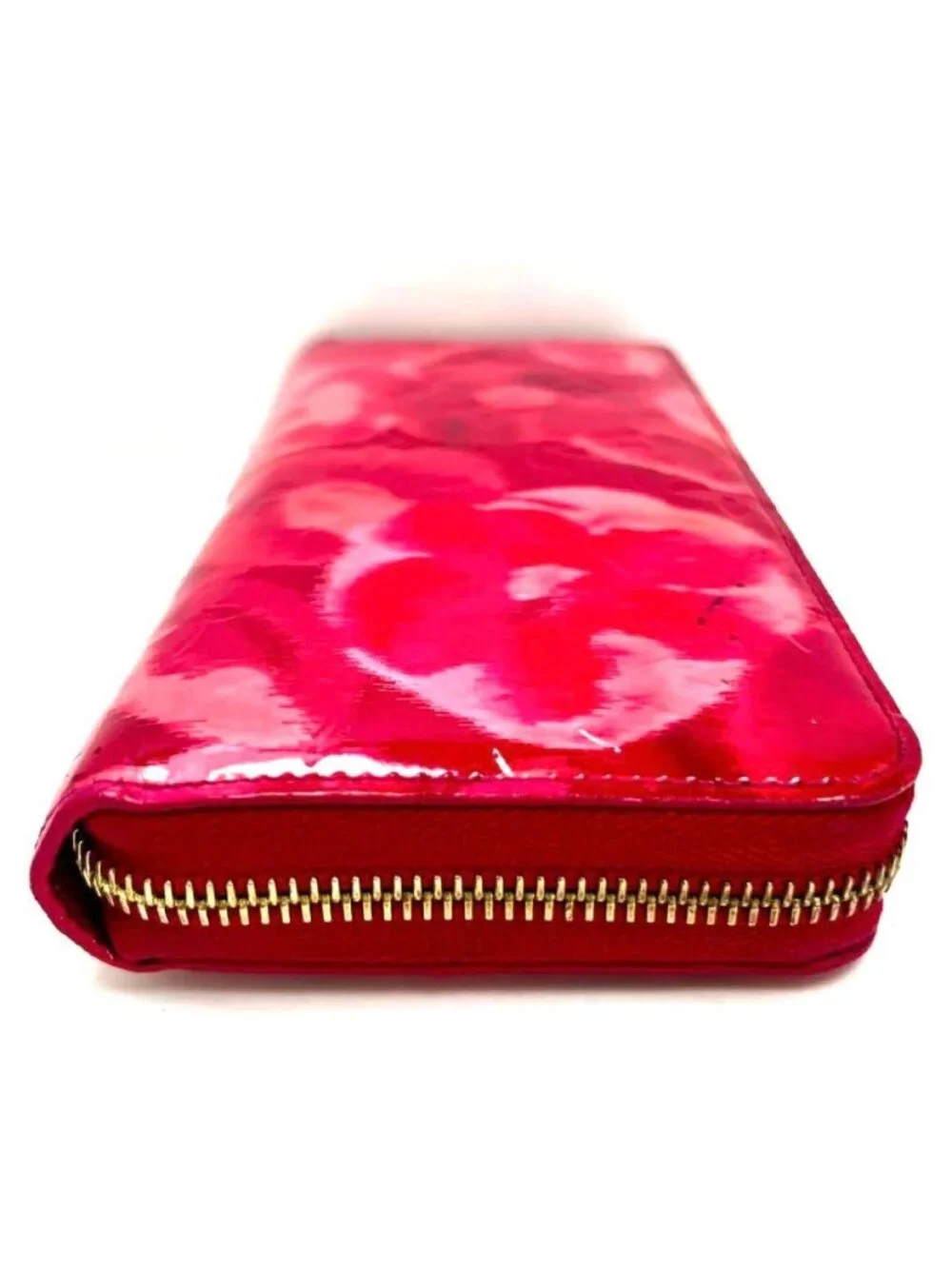 Louis Vuitton Vernis Ikat Flower Zippy Wallet Rose